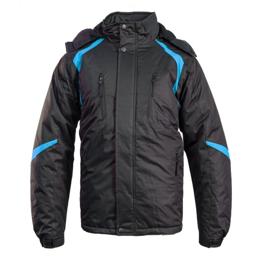 KURTKA OCIEPLANA BENEFIT NERO - NIEBIESKI