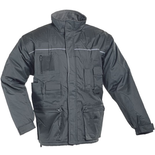 KURTKA OCIEPLANA LIBRA - SZARY