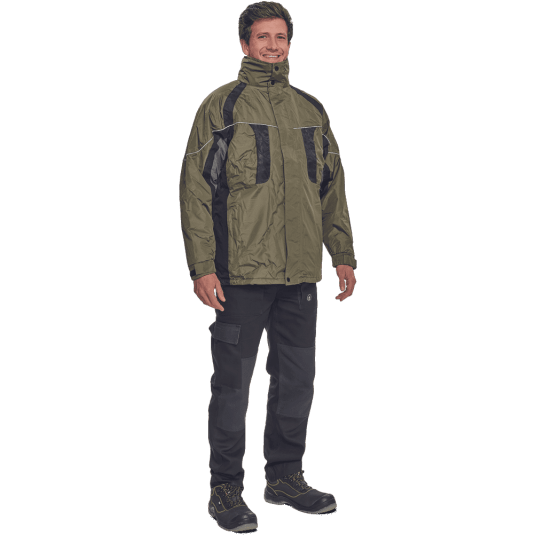 KURTKA OCIEPLANA NYALA - ZIELONY