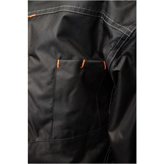 KURTKA OCIEPLANA SEVEN KINGS RIVAL - CZARNY-POMARAŃCZOWY