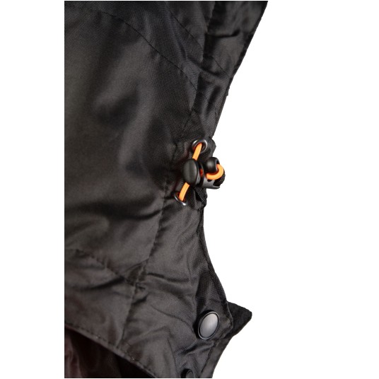 KURTKA OCIEPLANA SEVEN KINGS RIVAL - CZARNY-POMARAŃCZOWY