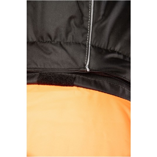 KURTKA OCIEPLANA SEVEN KINGS RIVAL - CZARNY-POMARAŃCZOWY