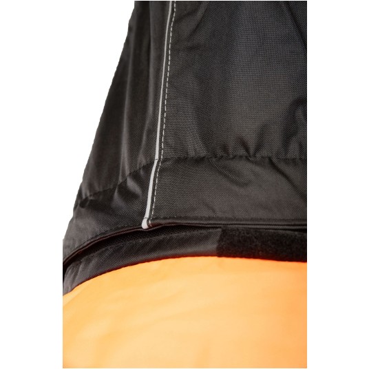 KURTKA OCIEPLANA SEVEN KINGS RIVAL - CZARNY-POMARAŃCZOWY