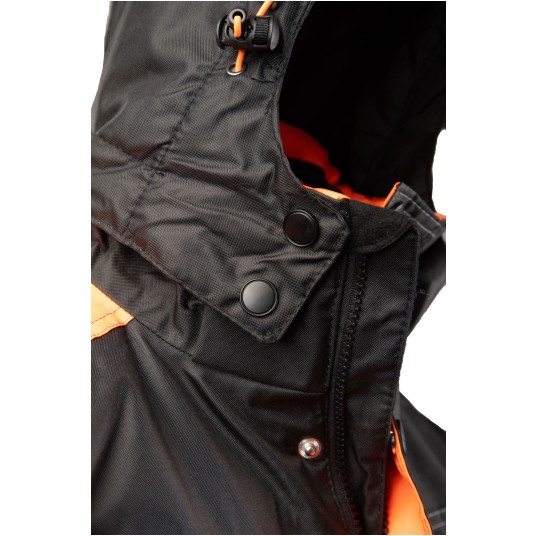 KURTKA OCIEPLANA SEVEN KINGS RIVAL - CZARNY-POMARAŃCZOWY