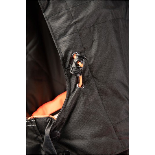 KURTKA OCIEPLANA SEVEN KINGS RIVAL - CZARNY-POMARAŃCZOWY