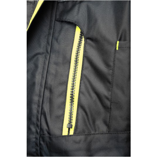 KURTKA OCIEPLANA SEVEN KINGS RIVAL - CZARNY-ŻÓŁTY