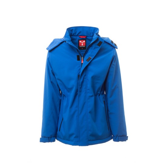 KURTKA OCIEPLANA SOFTSHELL Z KAPTUREM MĘSKA NORDET - KRÓLEWSKI NIEBIESKI