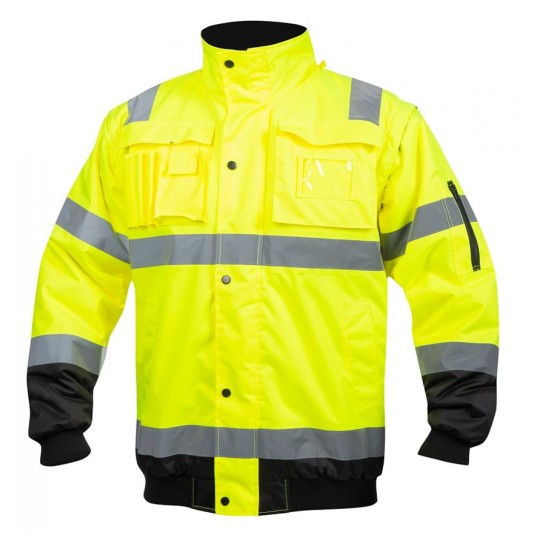 KURTKA OSTRZEGAWCZA ARDON HOWARD+ REFLEX - ŻÓŁTY