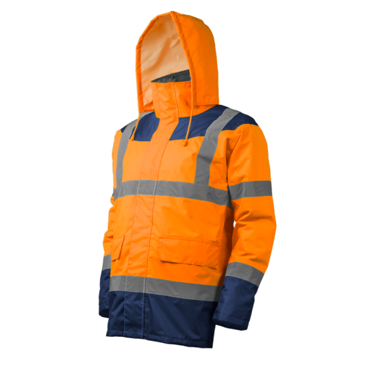 KURTKA OSTRZEGAWCZA KETA - POMARAŃCZOWY