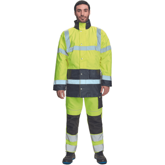 KURTKA OSTRZEGAWCZA SEFTON - ŻÓŁTY