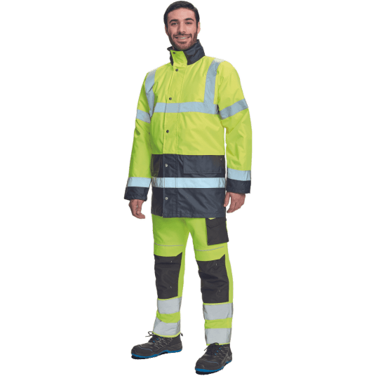 KURTKA OSTRZEGAWCZA SEFTON - ŻÓŁTY