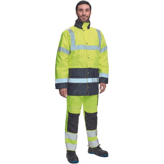 KURTKA OSTRZEGAWCZA SEFTON - ŻÓŁTY