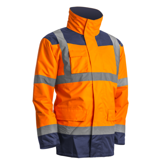 KURTKA PARKA 7KAN KANATA 4W1 - POMARAŃCZOWY HV