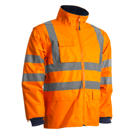 KURTKA PARKA 7KAN KANATA 4W1 - POMARAŃCZOWY HV