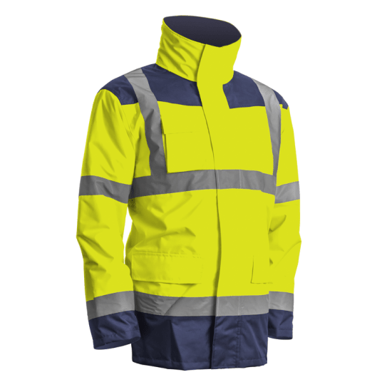 KURTKA PARKA 7KAN KANATA 4W1 - ŻÓŁTY HV