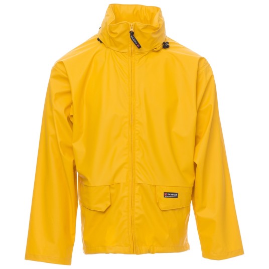 KURTKA PRZECIWDESZCZOWA OSTRZEGAWCZA HIVIS DRY-JACKET - ŻÓŁTA
