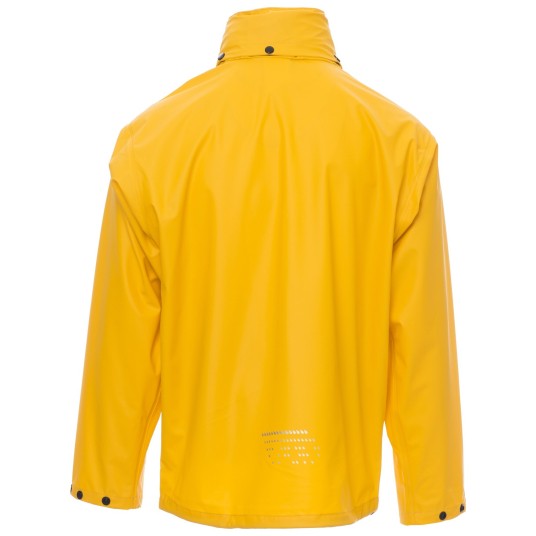 KURTKA PRZECIWDESZCZOWA OSTRZEGAWCZA HIVIS DRY-JACKET - ŻÓŁTA