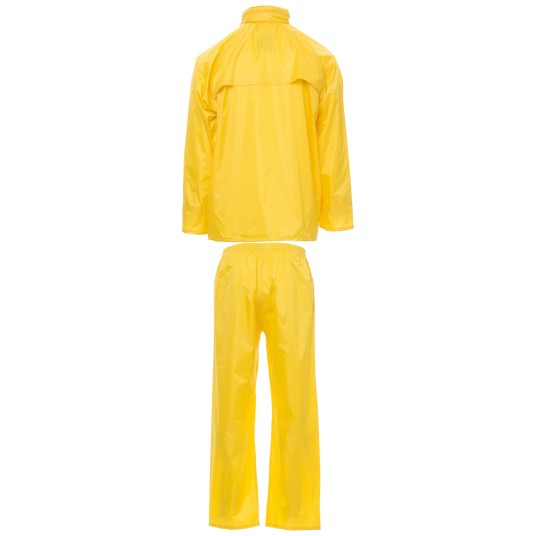 KURTKA PRZECIWDESZCZOWA OSTRZEGAWCZA HIVIS SET-NYLON - ŻÓŁTA