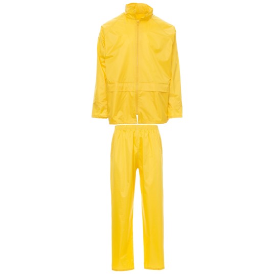 KURTKA PRZECIWDESZCZOWA OSTRZEGAWCZA HIVIS SET-NYLON - ŻÓŁTA