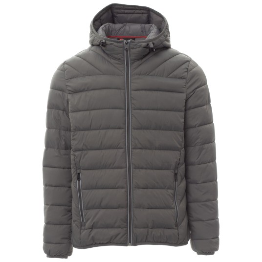 KURTKA PUCHOWA FREETIME - ZADYMIONY