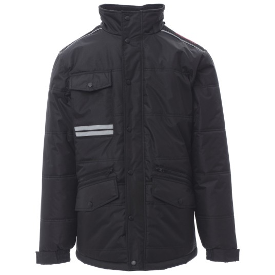 KURTKA ROBOCZA FIGHTER FX MID - CZARNY-SZARY STALOWY