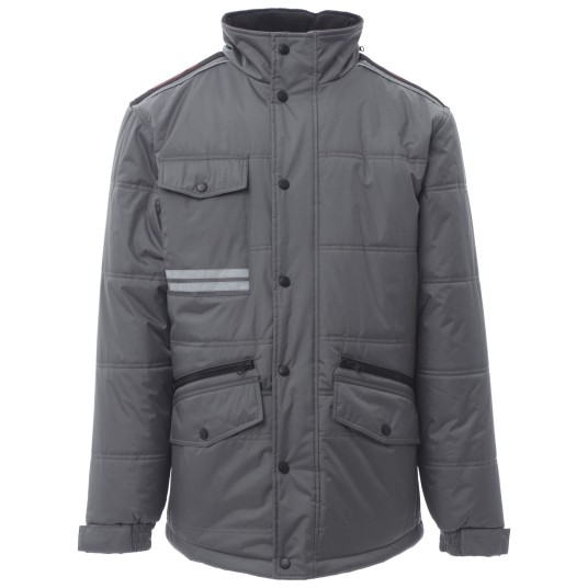 KURTKA ROBOCZA FIGHTER FX MID - ZADYMIONY-CZARNY