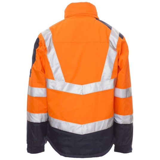 KURTKA ROBOCZA FREEWAY - POMARAŃCZOWY FLUO-GRANATOWY