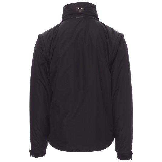 KURTKA ROBOCZA OSTRZEGAWCZA HIVIS ESCAPE - CZARNY-SZARY STALOWY