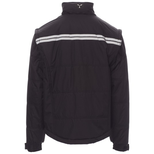 KURTKA ROBOCZA OSTRZEGAWCZA HIVIS FIGHTER 2.0 - CZARNY-SZARY STALOWY