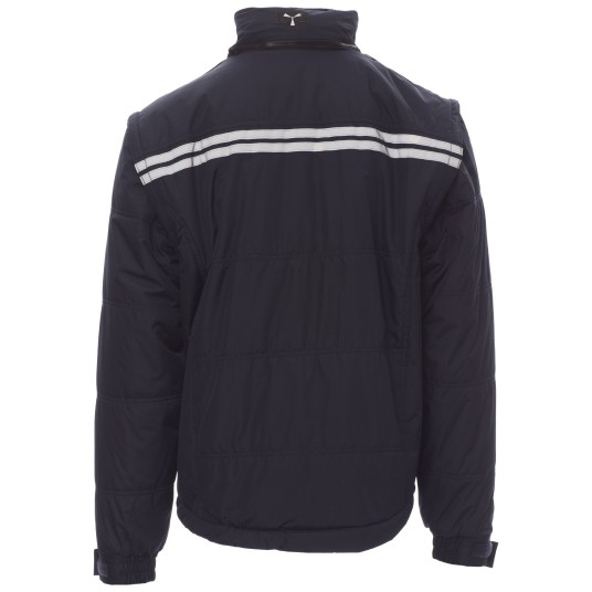 KURTKA ROBOCZA OSTRZEGAWCZA HIVIS FIGHTER 2.0 - GRANATOWY-CZERWONY