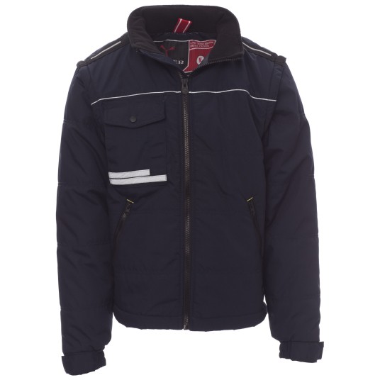 KURTKA ROBOCZA OSTRZEGAWCZA HIVIS WARM 2.0 - GRANATOWY