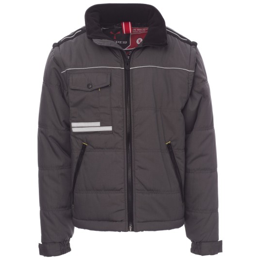 KURTKA ROBOCZA OSTRZEGAWCZA HIVIS WARM 2.0 - ZADYMIONY