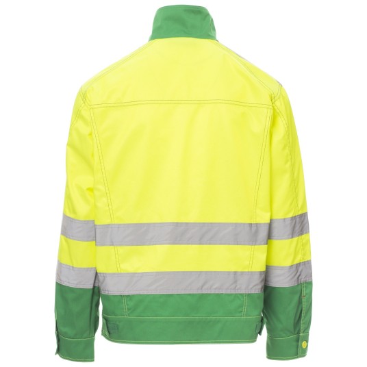 KURTKA ROBOCZA SAFE HI-VI - ŻÓŁTY FLUO-ŻELOWY ZIELONY