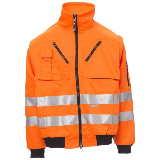 KURTKA ROBOCZA STREET - POMARAŃCZOWY FLUO
