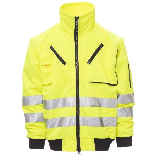 KURTKA ROBOCZA STREET - ŻÓŁTY FLUO