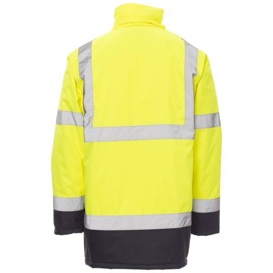 KURTKA ROBOCZA YARD - ŻÓŁTY FLUO-GRANATOWY