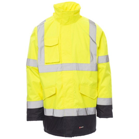 KURTKA ROBOCZA YARD - ŻÓŁTY FLUO-GRANATOWY