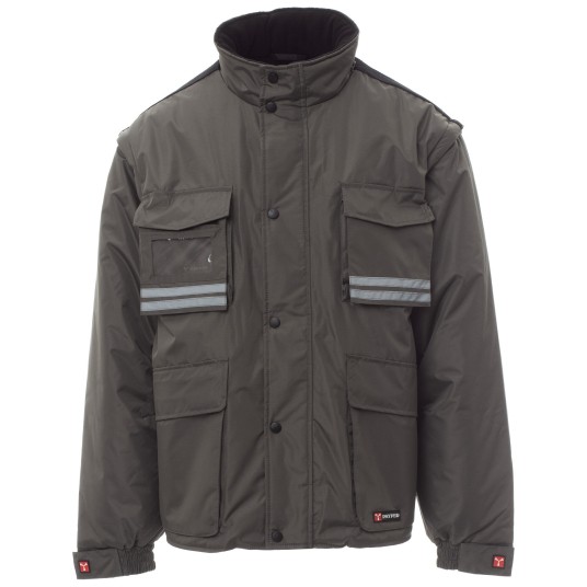 KURTKA ROBOCZA Z KAPTUREM INTERCONTINENTAL 2.0 - ZADYMIONY