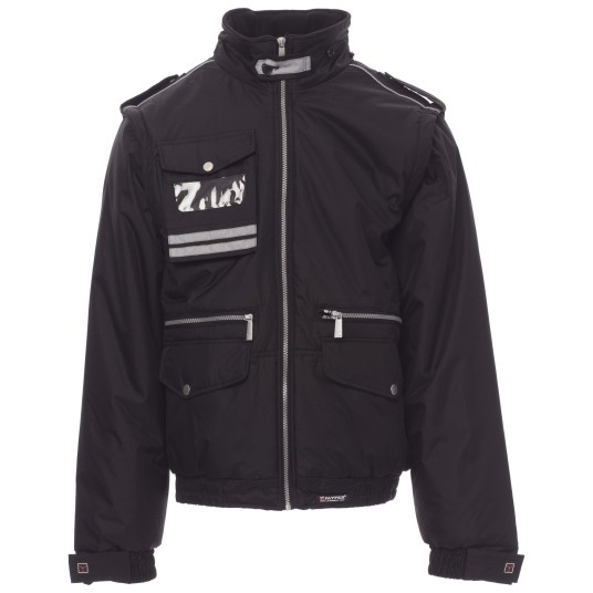 KURTKA ROBOCZA Z KAPTUREM LANCER - CZARNY