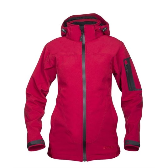 KURTKA SOFTSHELL ANIMA DAMSKA - CZERWONY