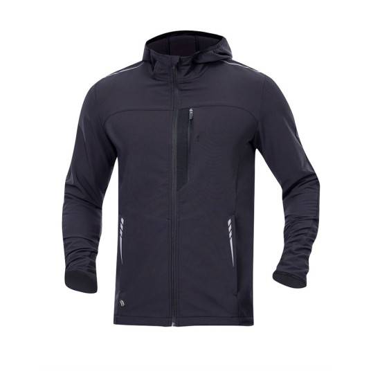 KURTKA SOFTSHELL ARDON® BREEFFIDRY STRETCH - CIEMNOSZARA