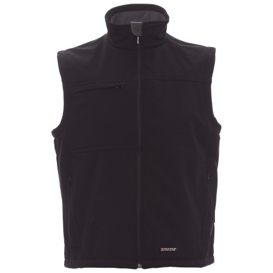 KURTKA SOFTSHELL BERING - CZARNY