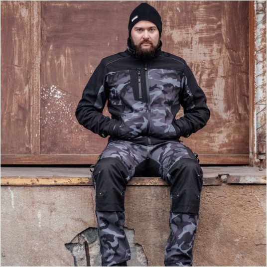 KURTKA SOFTSHELL CAMOS