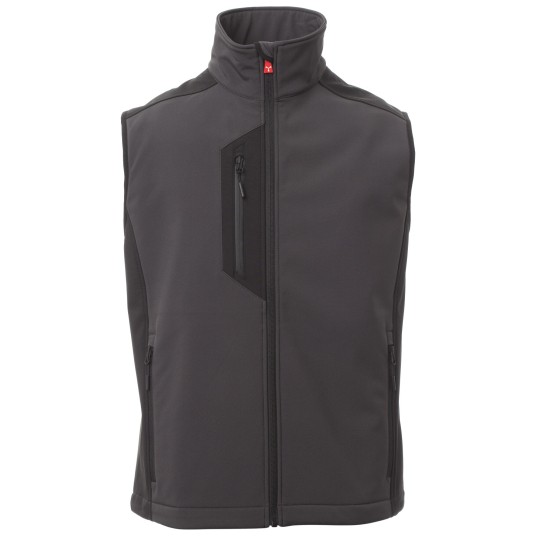 KURTKA SOFTSHELL CORK - ANTRACYTOWY-CZARNY