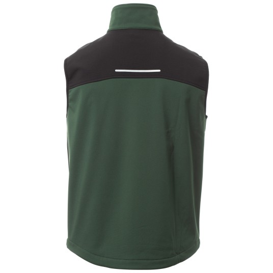 KURTKA SOFTSHELL CORK - LEŚNA ZIELEŃ-CZARNY