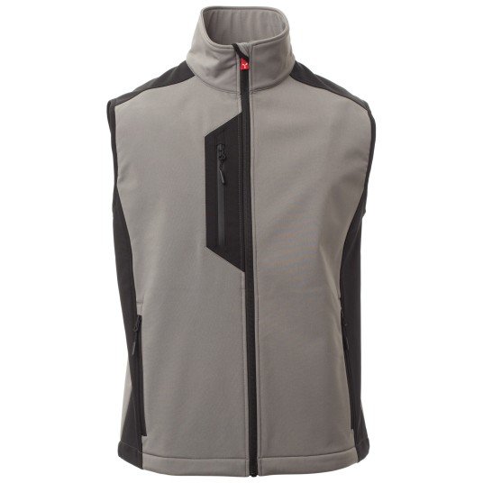 KURTKA SOFTSHELL CORK - ZADYMIONY-CZARNY