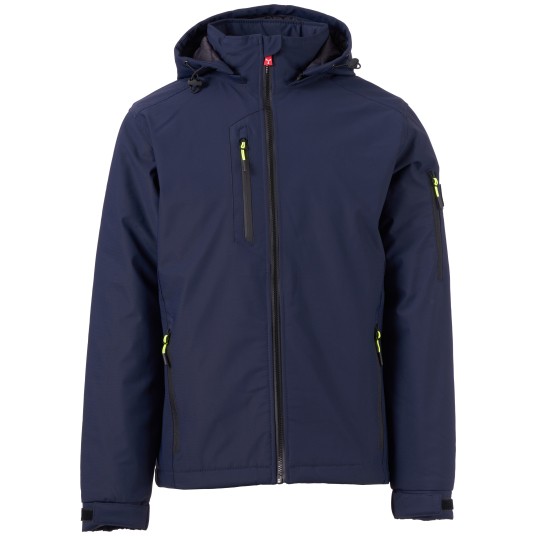 KURTKA SOFTSHELL CREEK LITE PAD - GRANATOWY-CZARNY