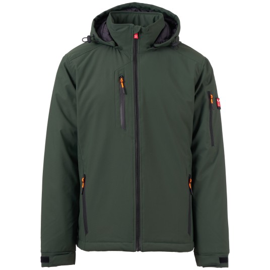 KURTKA SOFTSHELL CREEK LITE PAD - LEŚNA ZIELEŃ-CZARNY