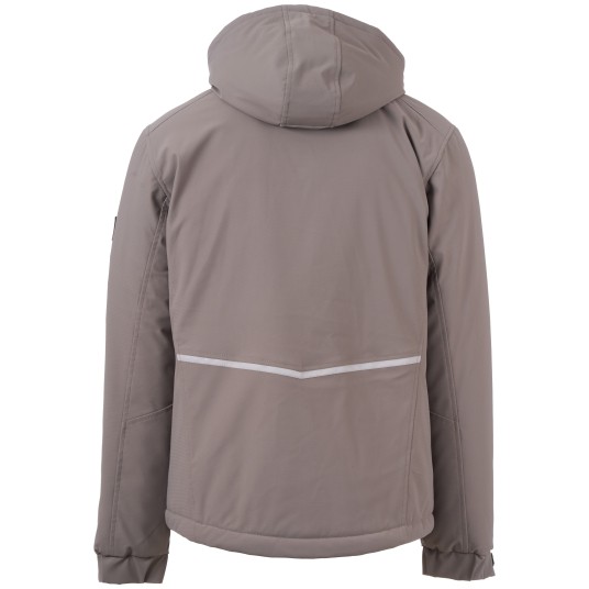 KURTKA SOFTSHELL CREEK LITE PAD - ZADYMIONY-CZARNY