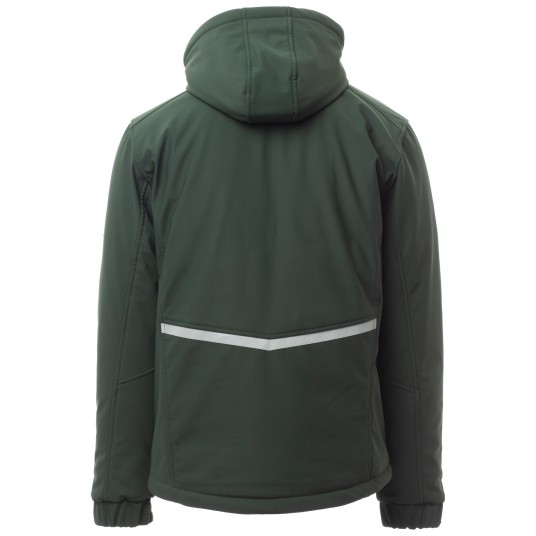 KURTKA SOFTSHELL CREEK PAD - LEŚNA ZIELEŃ-CZARNY